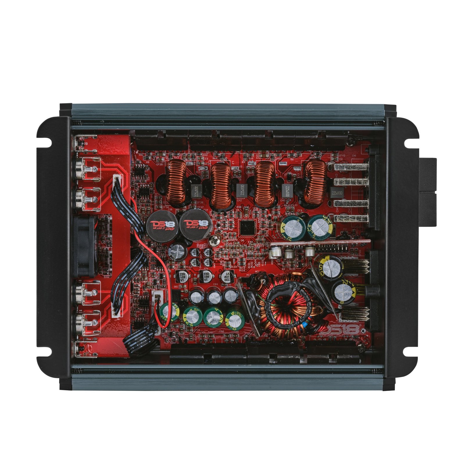 Loaded Voceteo Enclosure with Dual 10" Mids, Dual 3.78" Tweeters, Amplifier & Speakon Cable - Image 13