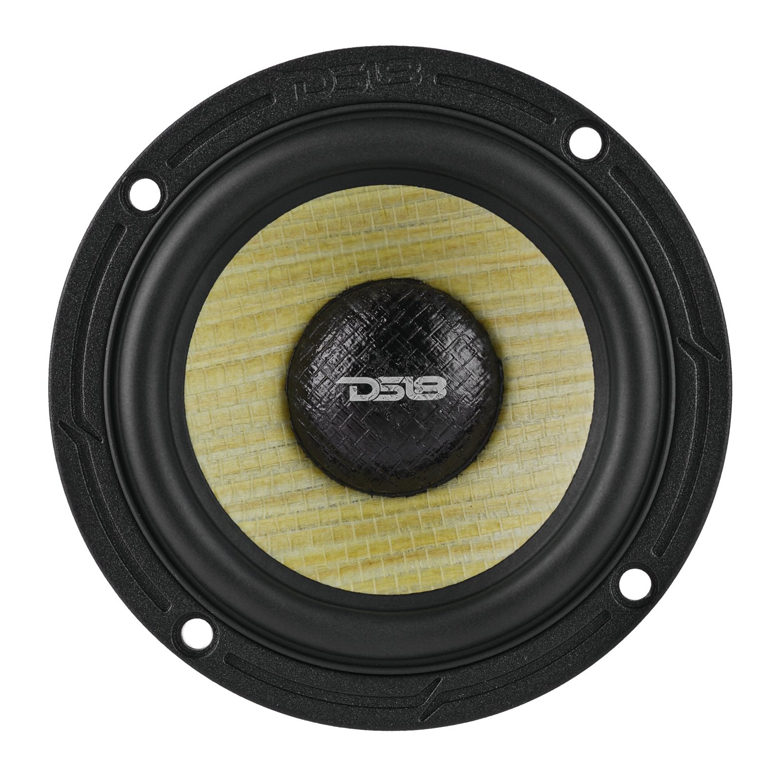 DXQ 3.5” Midrange Speaker with Yellow Straw + Composite Foam Cone | 60W RMS 4-Ohm - Image 2
