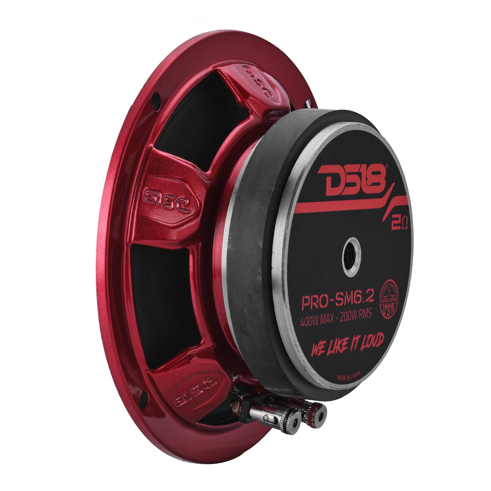 PRO 6.5" Slim Mid-Range Loudspeaker with Water-Resistant Cone | 200W RMS 2-Ohm - Image 4
