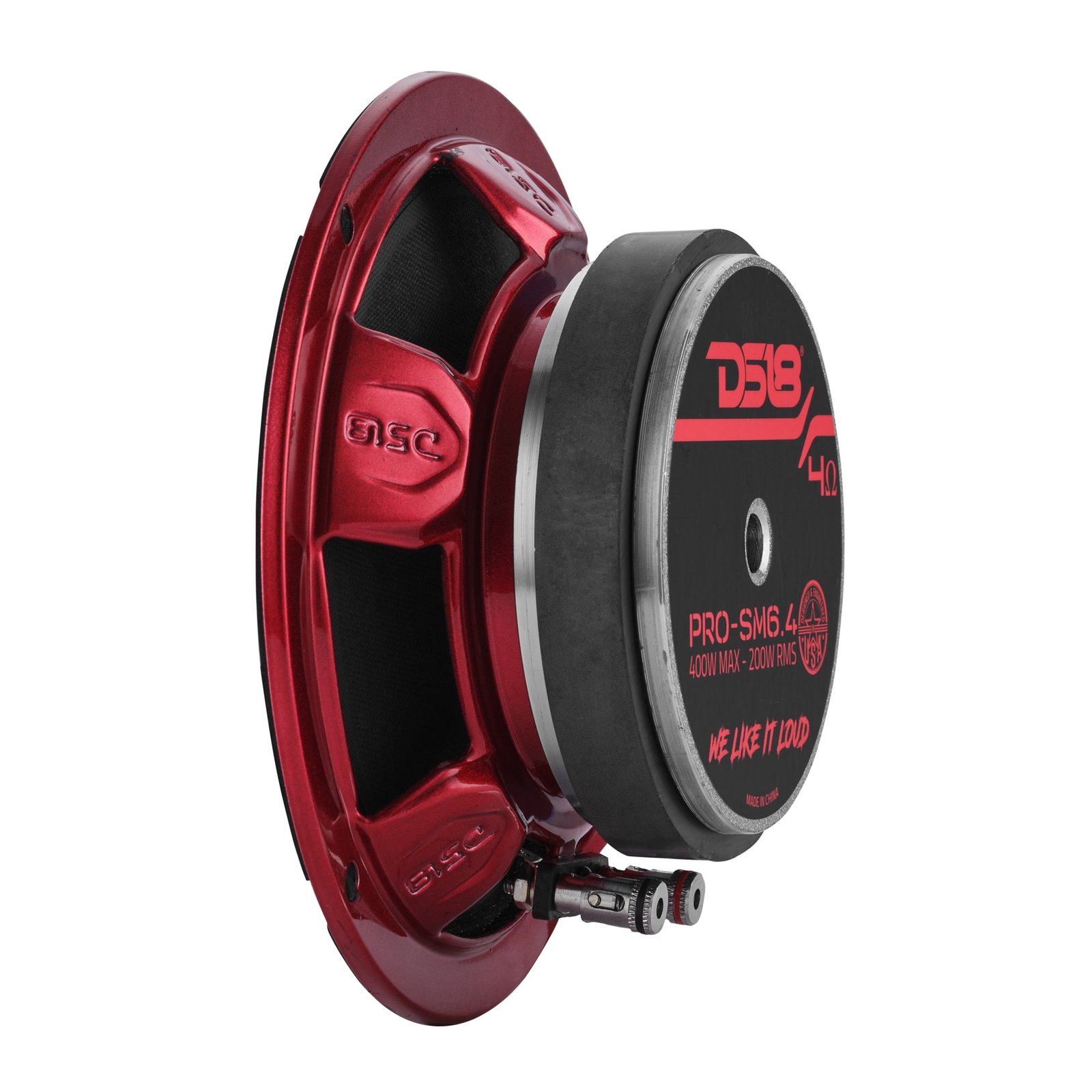 PRO 6.5" Slim Mid-Range Loudspeaker with Water-Resistant Cone | 200W RMS 4-Ohm - Image 4
