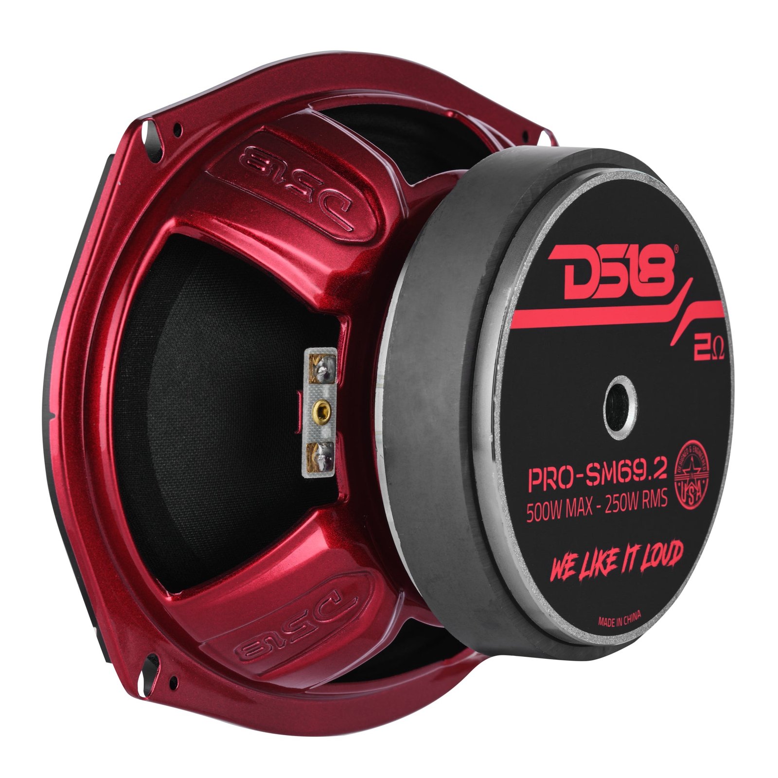 PRO 6x9" Slim Water-Resistant Mid-Range Loudspeaker | 250W RMS 2-Ohm - Image 5