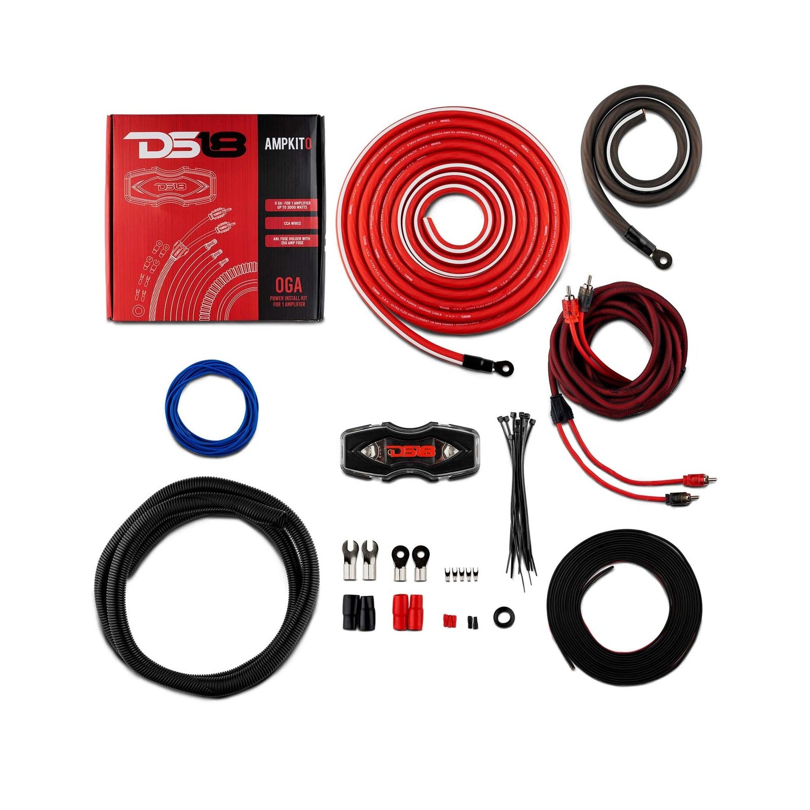 DS18 ZXI12.4D-PKG Bass Package - 2 x ZXI12.4D - 12" Car Subwoofer, ZR2000.1D - 1-Channel Monoblock Amplifier, and AMPKIT0 - Image 6