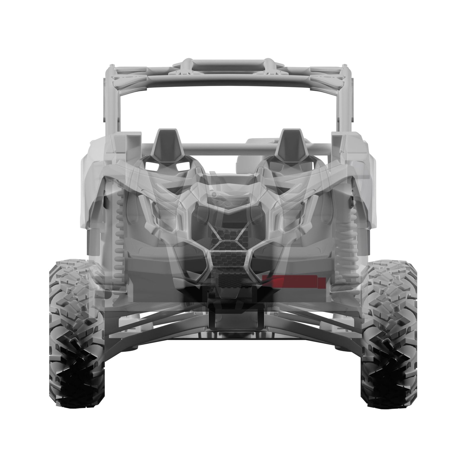 Can-Am Maverick X3 12" Under Seat Subwoofer Enclosure Driver Side - PSW12.4D Shallow Water Resistant Subwoofer Included - Image 3