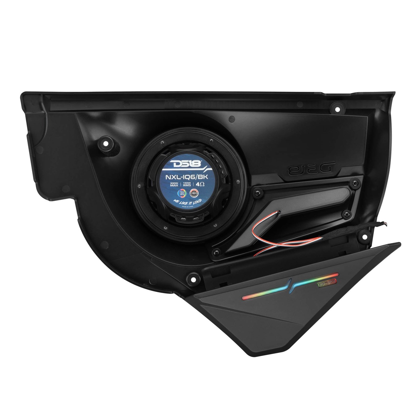 Can-Am Maverick X3 Front Door Speaker Panels with 6.5" NXL-IQ6/BK and Digital LED Lighting - Image 13
