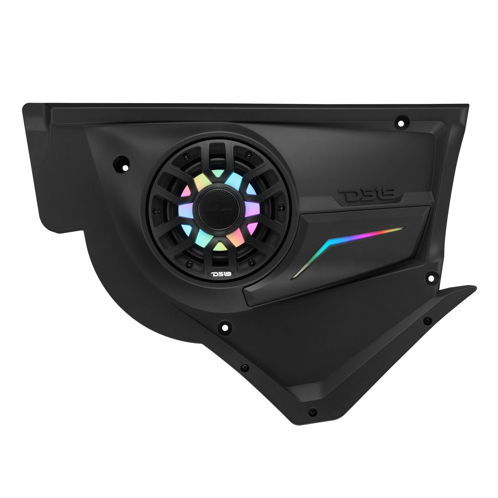 Can-Am Maverick X3 Front Door Speaker Panels with 6.5" NXL-IQ6/BK and Digital LED Lighting - Image 4