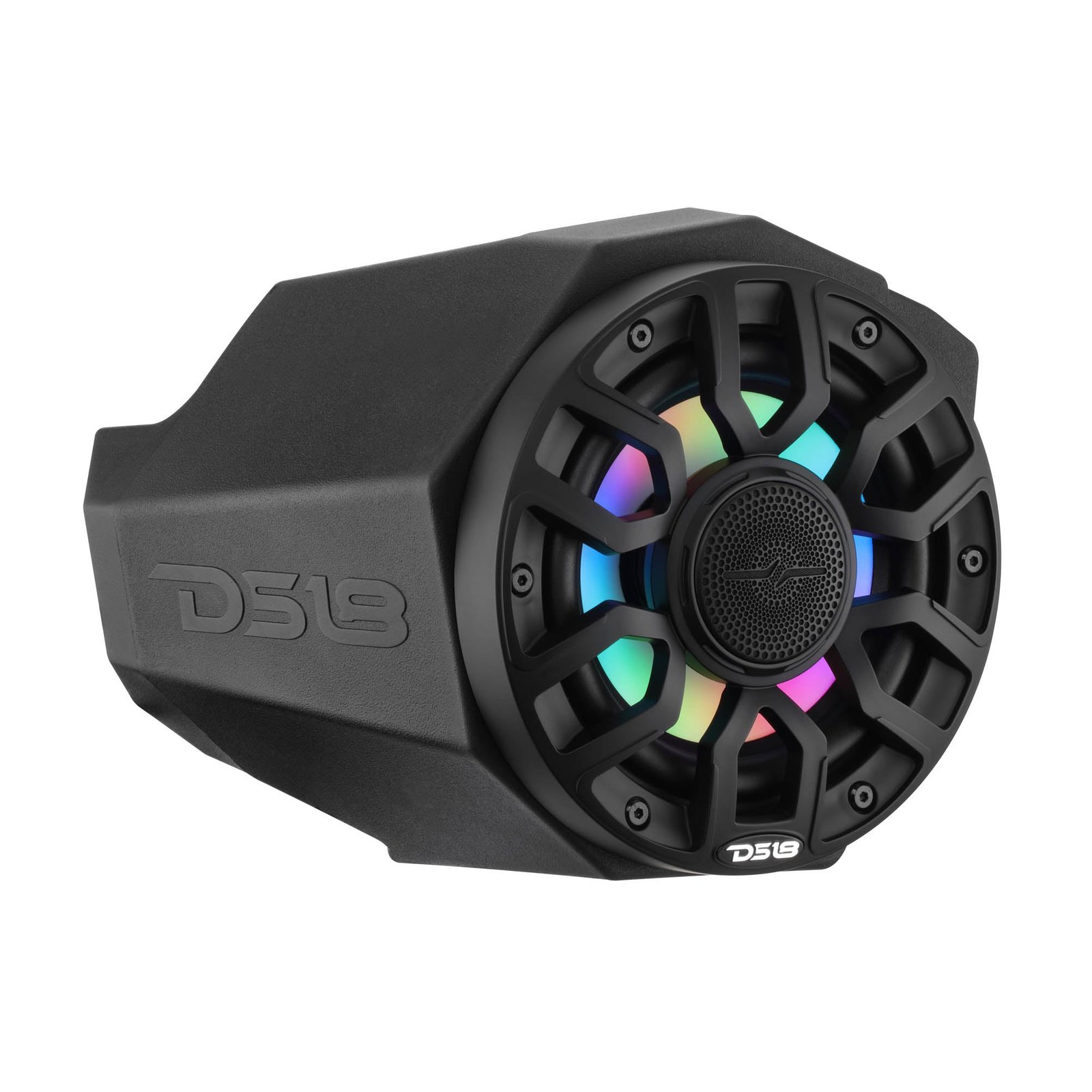 Can-Am Maverick X3 Kick Panel Speaker Pods Loaded with (2) NXL-IQ6/BK Speakers and Digital LED Lights - Image 4