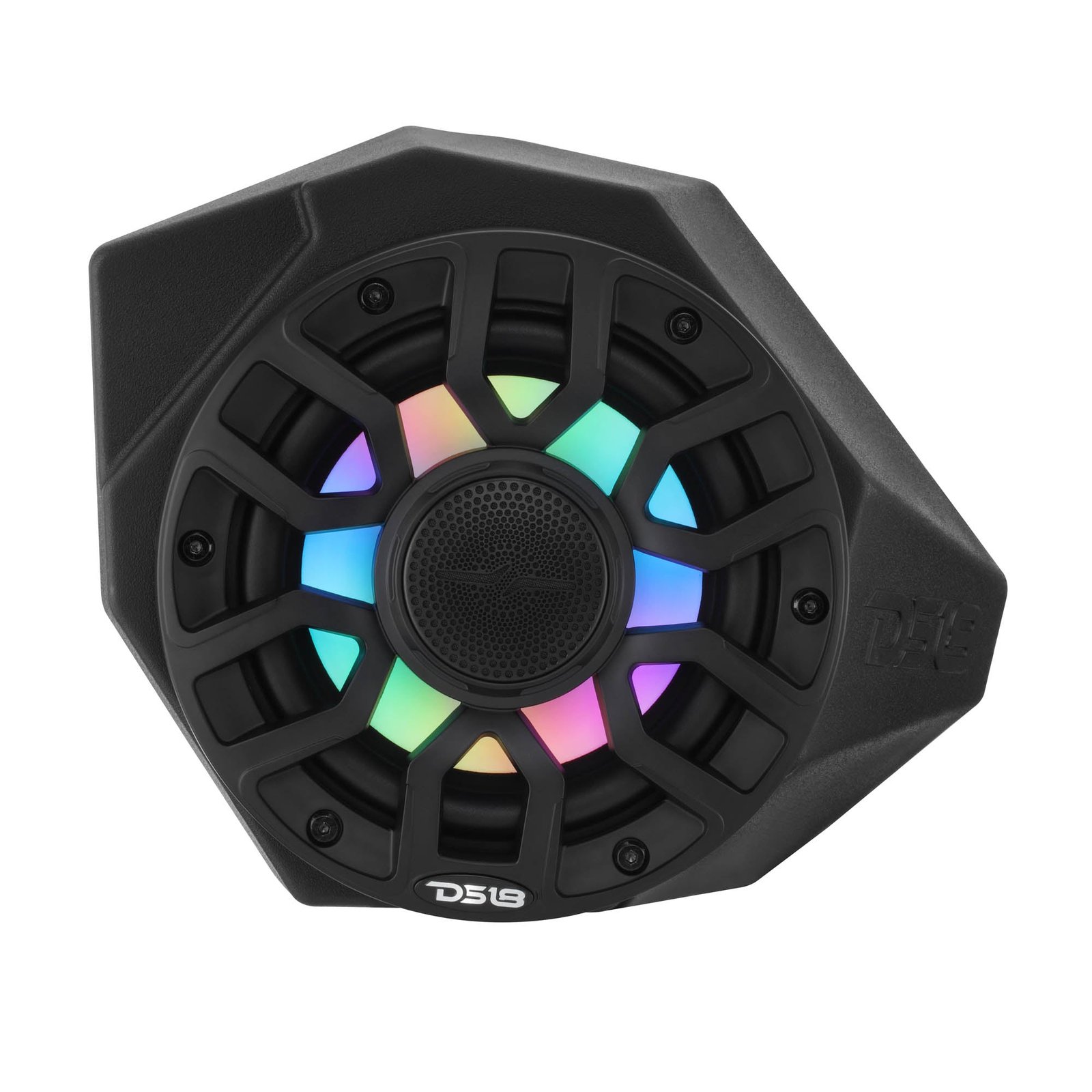 Can-Am Maverick X3 Kick Panel Speaker Pods Loaded with (2) NXL-IQ6/BK Speakers and Digital LED Lights - Image 2