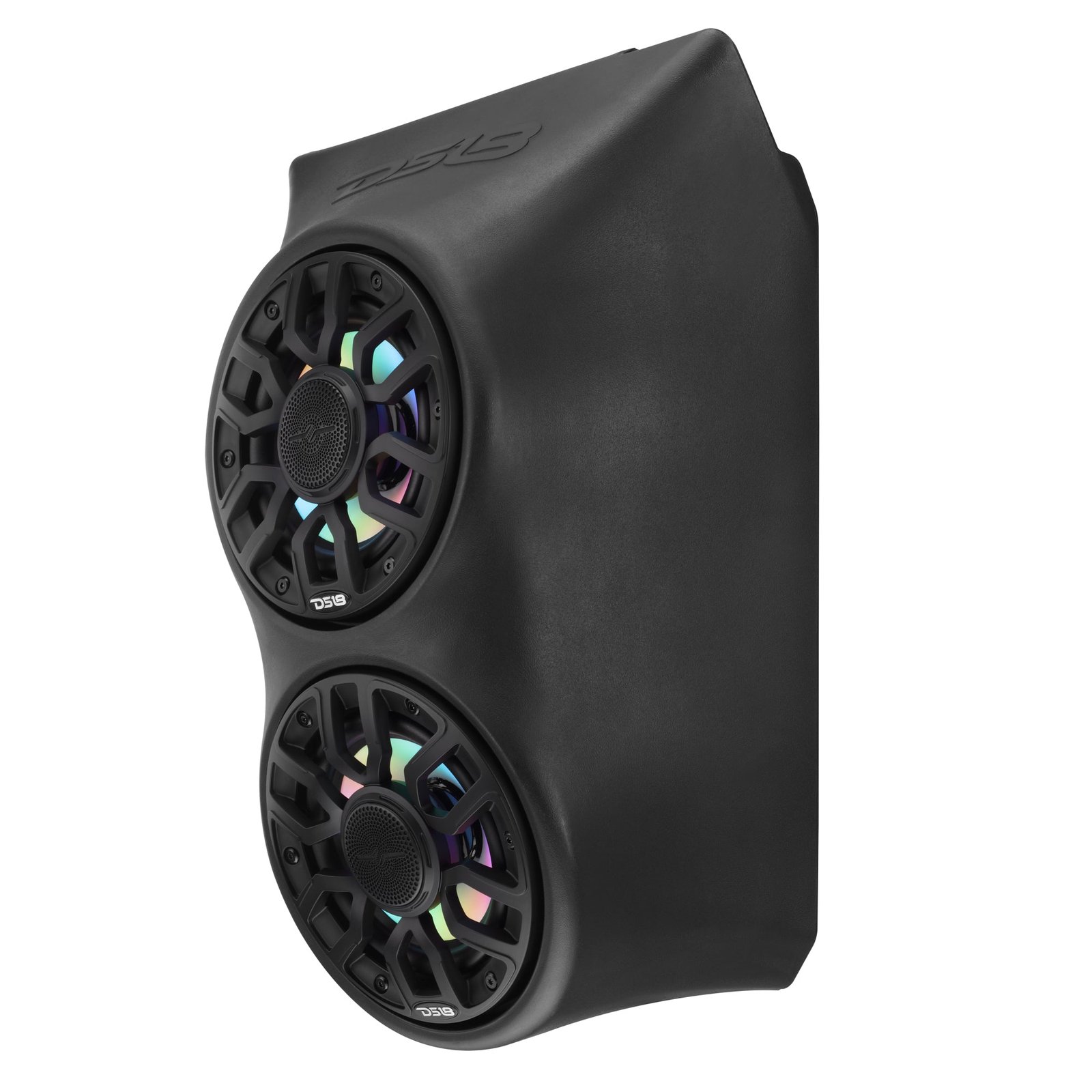 Can-Am Maverick X3 (2017+) Waterfall Center Console Speaker Pod – Loaded with (2) NXL-IQ6/BK Speakers with LED Lighting - Image 3