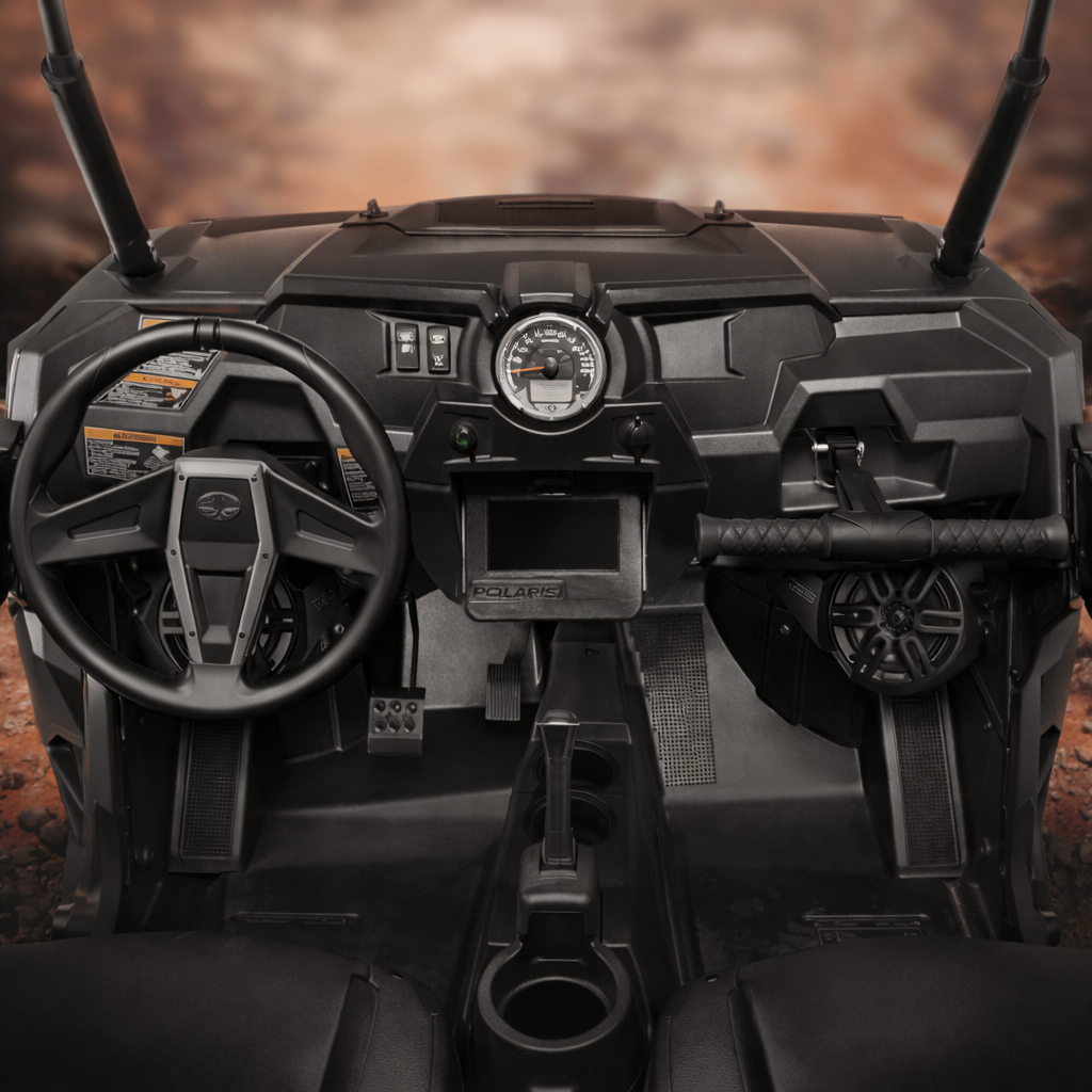 Polaris RZR Front Kick Panel Pods with 6.5” Active Speakers and Bluetooth - Image 2