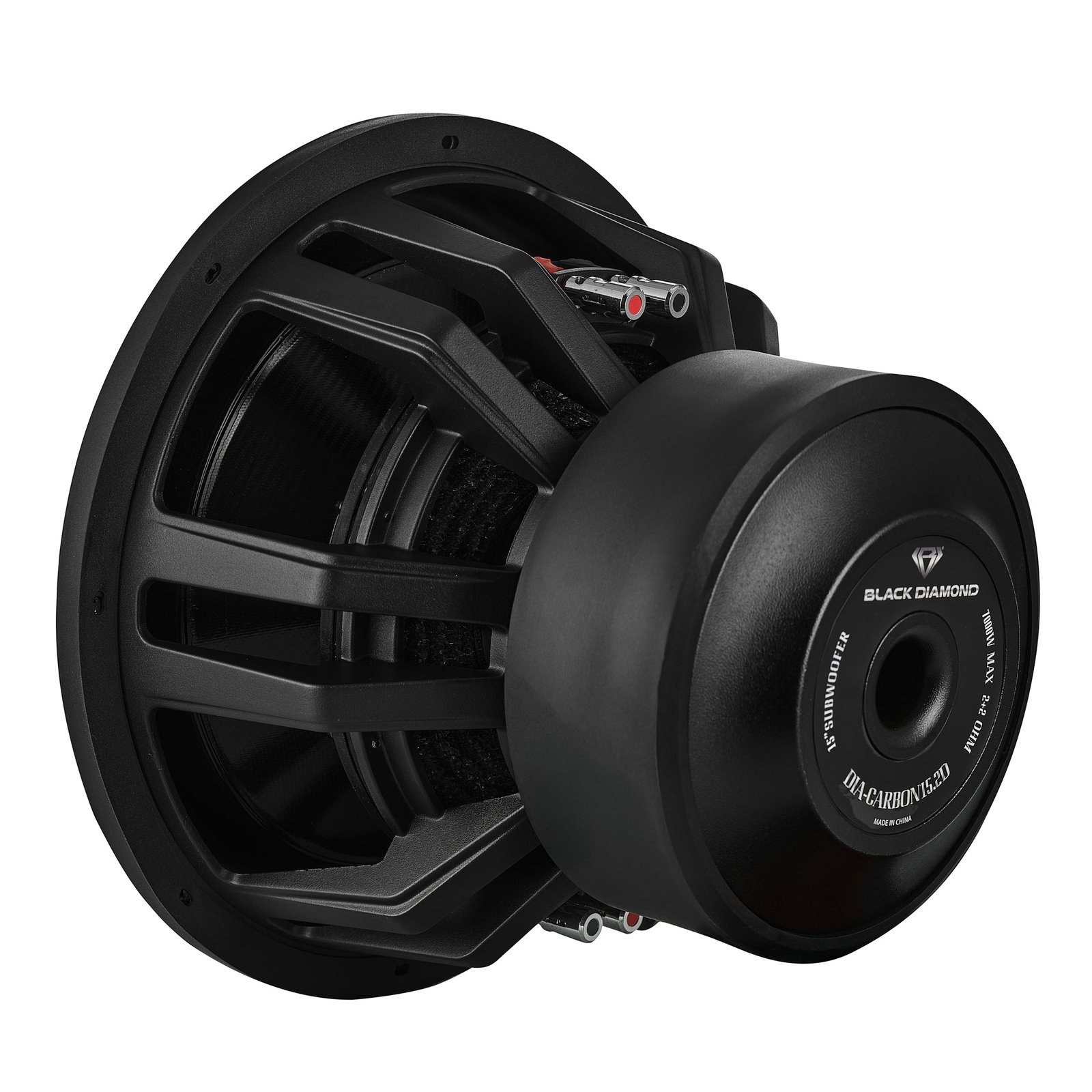 Black Diamond 15" High Excursion Subwoofer with Carbon Fiber Cone | 3500W RMS / 7000W Peak | Dual 2-Ohm Voice Coil - Image 4
