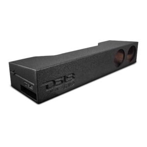 Subwoofer Enclosure for 2019-2024 RAM Trucks 4-Door Models, Dual 8" Under Rear Seat Front-Fire Ported Box
