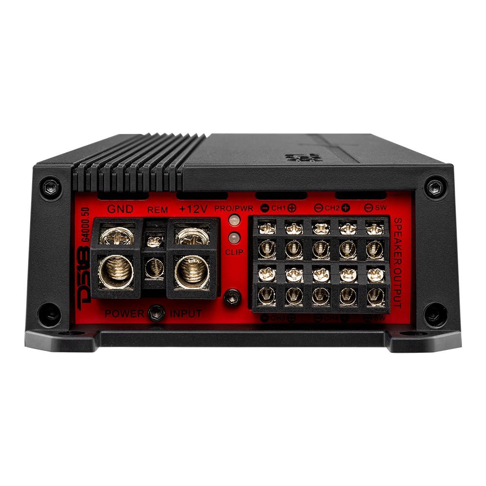 GEN-X 5-Channel Class D Amplifier | 4 x 130W RMS @ 4-Ohm + 1 x 900W RMS @ 1-Ohm - Image 3