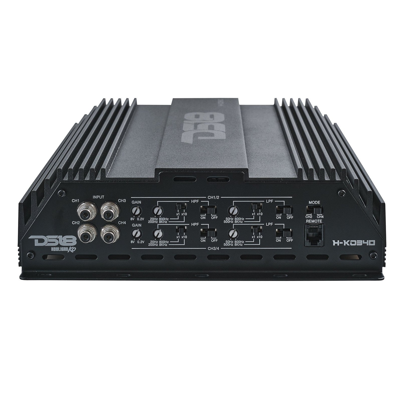 HOOLIGAN KO Full Range Class D 4-Channel Amplifier 4 x 300 Watts Rms @ 4-Ohm Made In Korea - Image 3