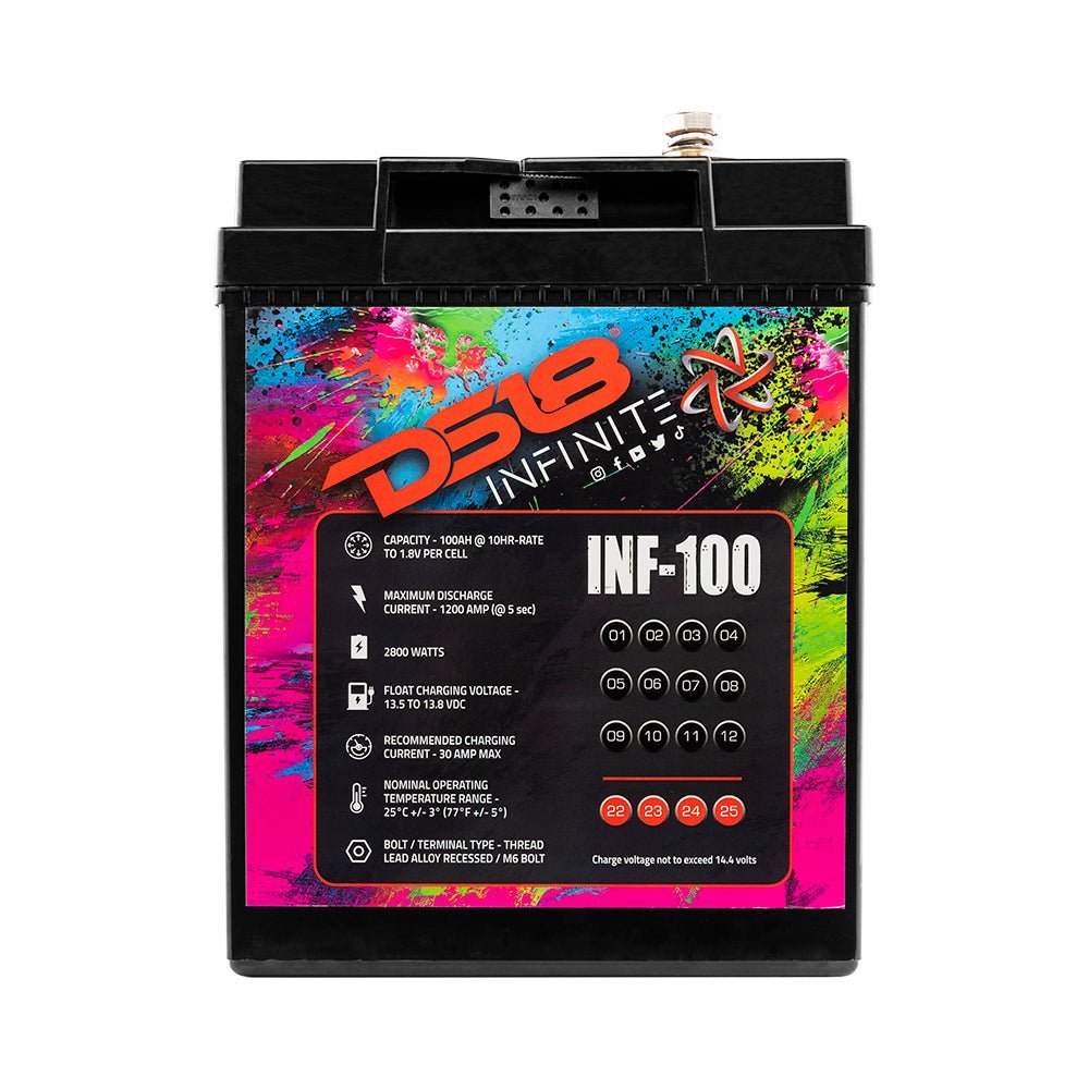 INFINITE 100 AH AGM Power Cell 12 Volt Battery - Image 4