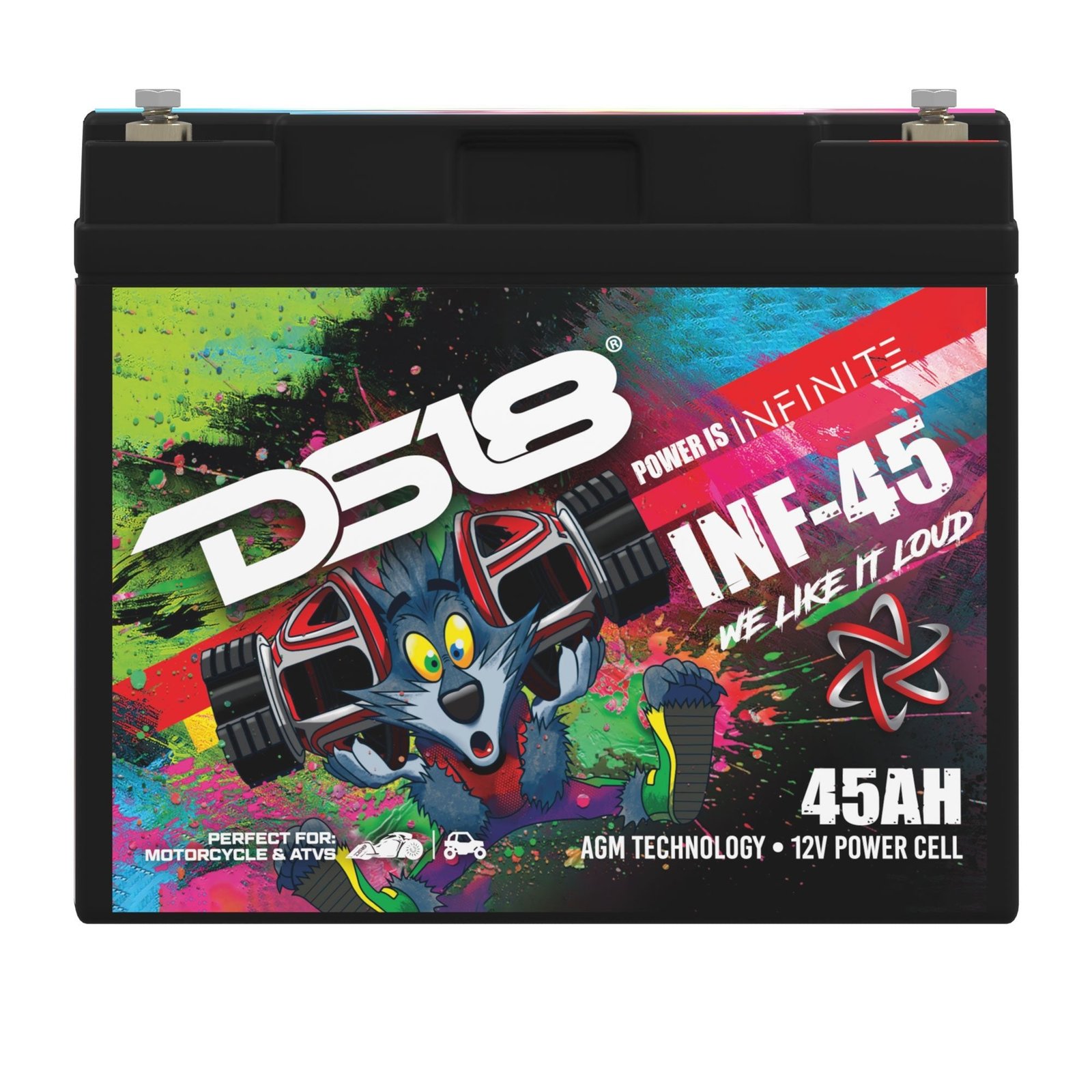 INFINITE 45 AH AGM Power Cell 12 Volt Battery - Image 2