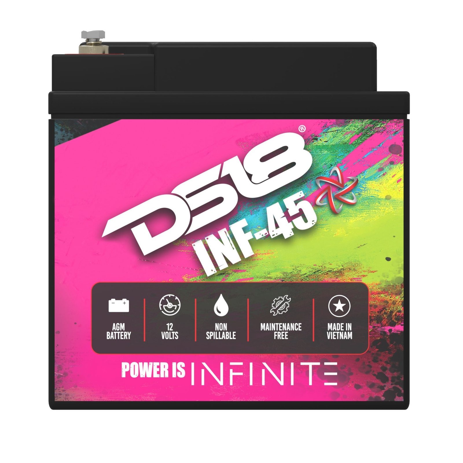 INFINITE 45 AH AGM Power Cell 12 Volt Battery - Image 3