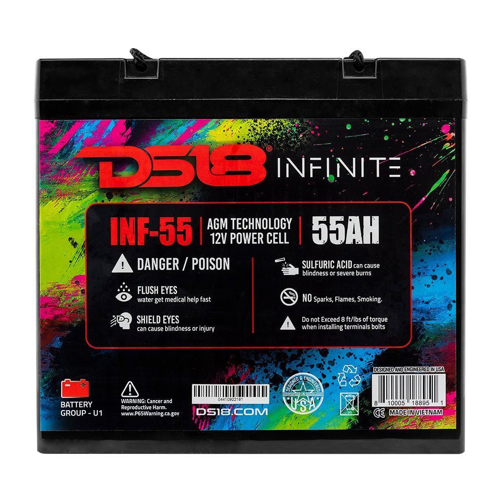 INFINITE 55 AH AGM Power Cell 12 Volt Battery - Image 5