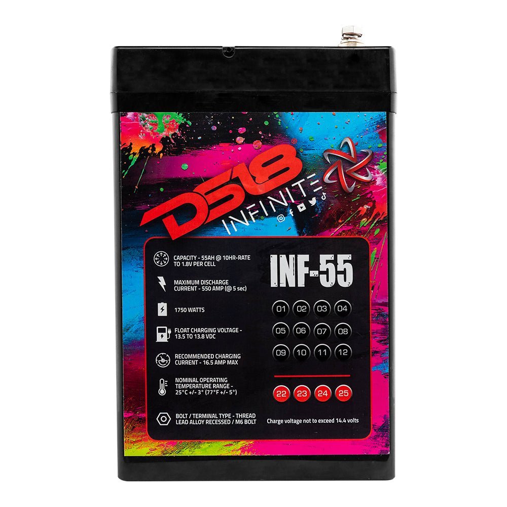 INFINITE 55 AH AGM Power Cell 12 Volt Battery - Image 4