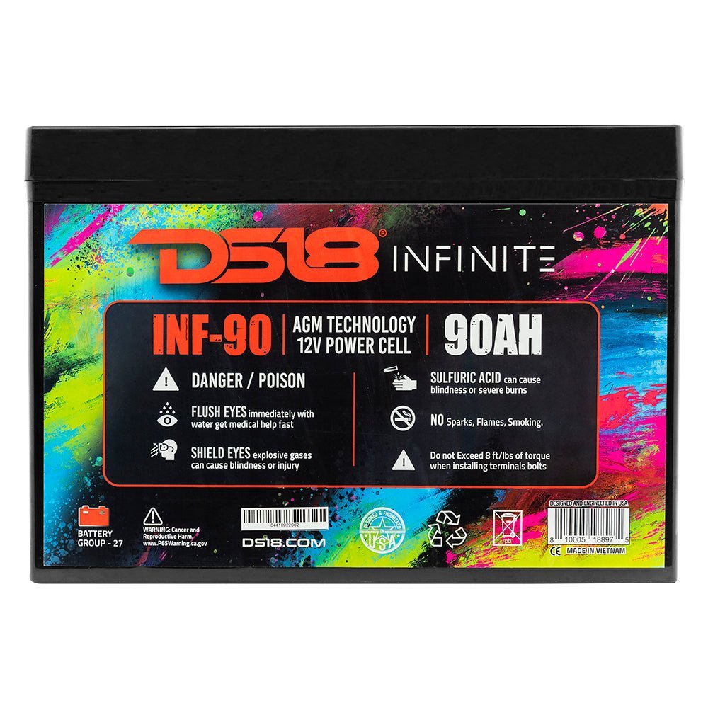 INFINITE 90 AH AGM Power Cell 12 Volt Battery - Image 5