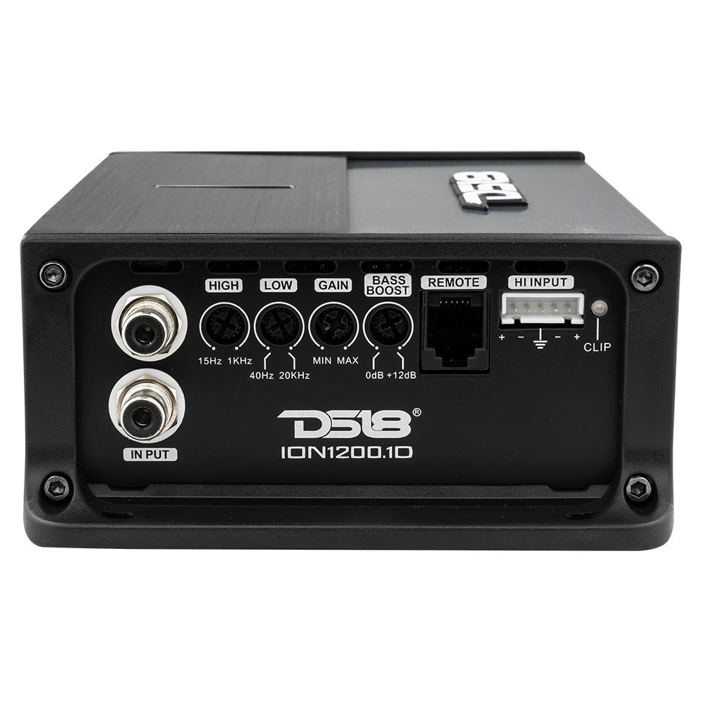 ION Compact Full Range 1 Channel Amplifier 1200 Watts RMS @ 1-Ohm - Image 4