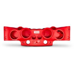 Jeep JK/JKU Overhead Bar System Fits 4 X 8" Speakers, 4 X Tweeters and 2 X Drivers -Red