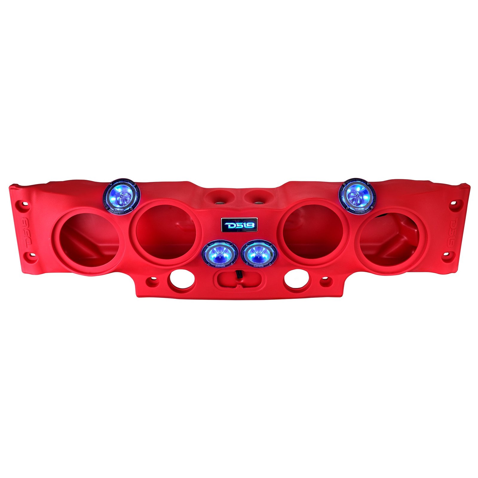 Jeep JK/JKU Overhead Sound Bar System Fits 4 X 8" Speakers (Not included) 4 X Tweeters PRO-TW4L and 2 X Drivers PRO-DRNSC1.5 and Harness Included- Red - Image 4