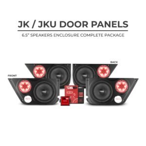 JK/JKU Front & Back Door Panels Package