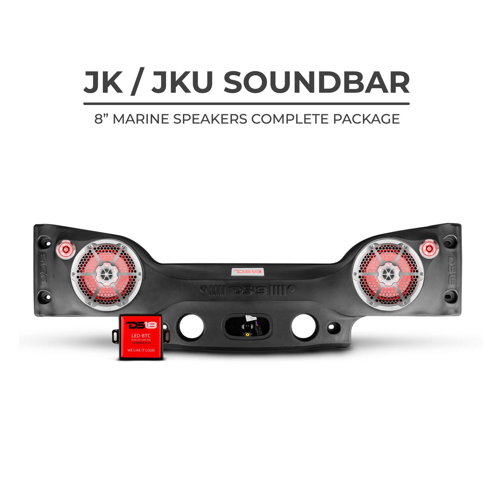 DS18 JKSBAR22LOADED Jeep JK/JKU Plug & Play Sound Bar Package - Image 2