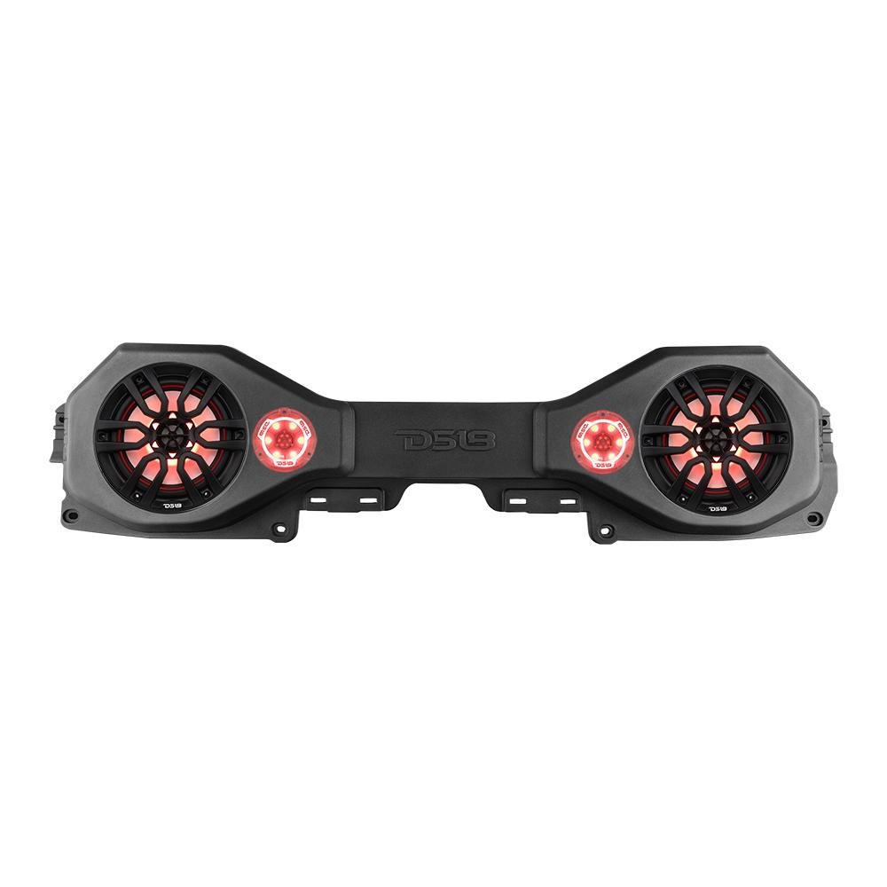 Jeep JL/JLU,JT Overhead Bar System Fits 2 X 8" Speakers and 2 X 3.78" Tweeters -Black - Image 2