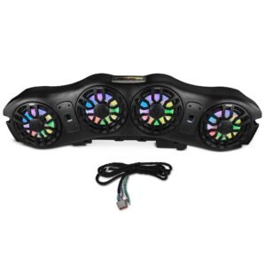 Jeep JL/JLU/JT 2024–Up Overhead Sound Bar – Loaded with 4 x 8” NXL-IQ8 Marine Speakers