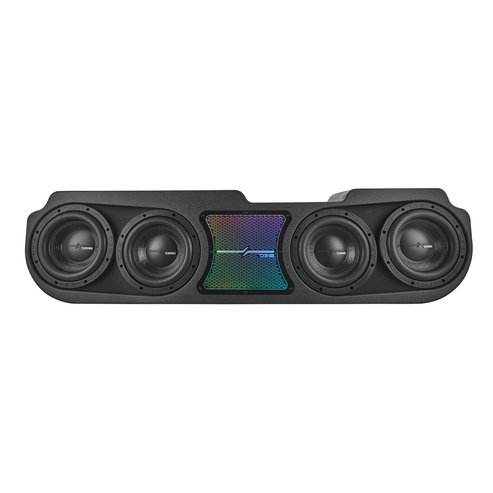 Jeep JT Gladiator Loaded Under Rear Seat Subwoofer Enclosure with 4 X 8" ZR8.2D, Leather Wrapped and Digital LED Lights | 1800 Watts RMS @ 1-Ohm - Image 5