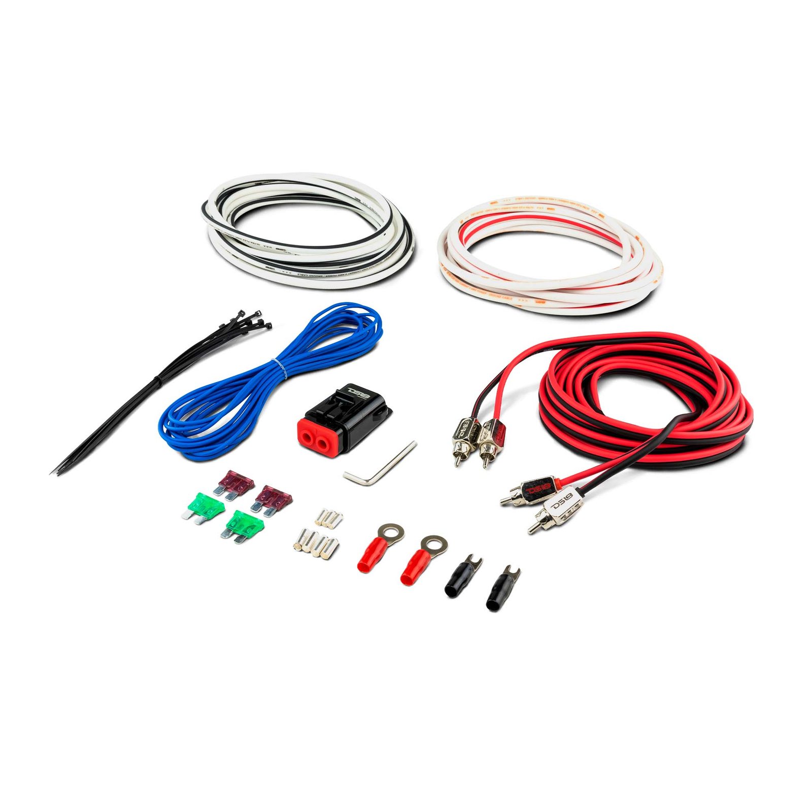 DS18 Good Marine Stereo Package 2 x 6.5” Speaker Tower| 1 x 2 Ch Amplifier | 1 x MOFCKIT4 and 1 x LED-BTC - Image 5
