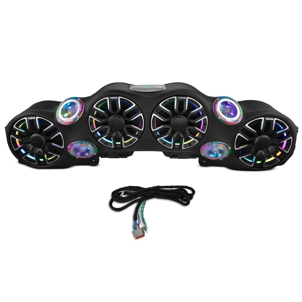 Jeep JL/JLU/JT Loaded Sound Bar - 4x 8” NVY-M8 Speakers, 4x PRO-TW4LD Tweeters & LED Lighting