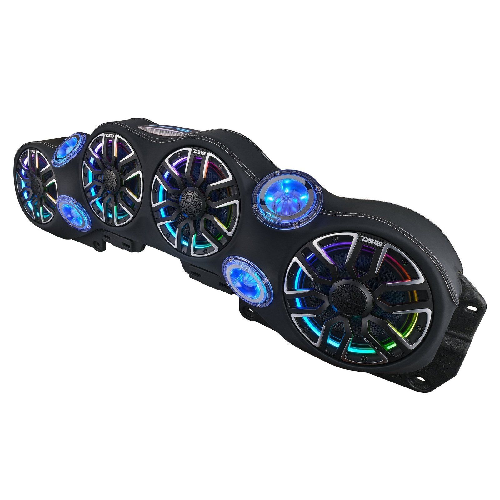 Jeep JL/JLU/JT Loaded Sound Bar - 4x 8” NVY-M8 Speakers, 4x PRO-TW4LD Tweeters & LED Lighting - Image 4