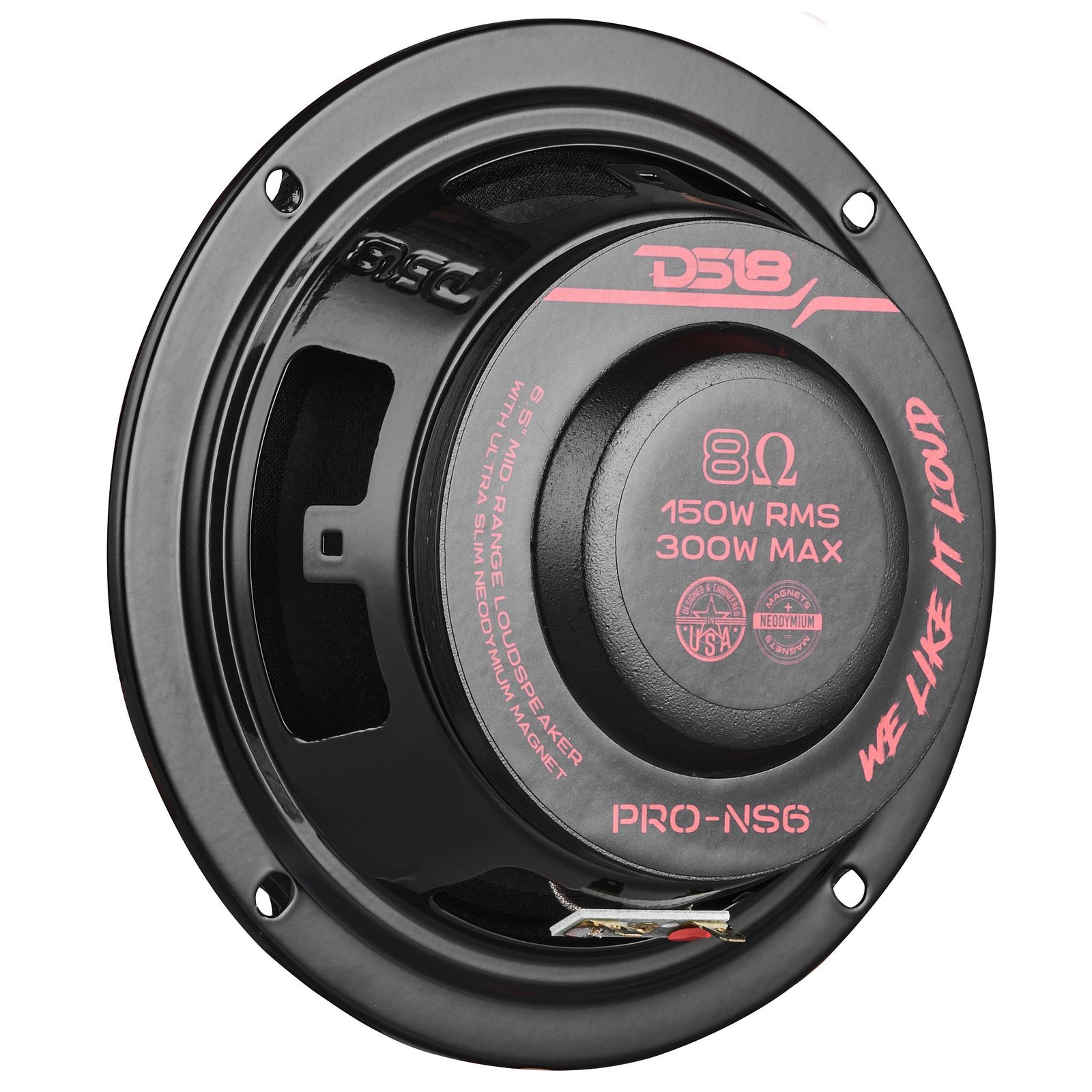 PRO 6.5" Shallow Neodymium Full-Range Loudspeaker 150 Watts Rms 8-Ohm - Image 3