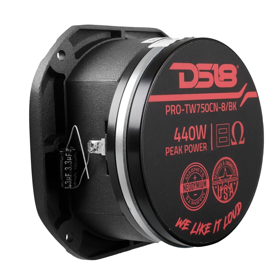 4" Super Bullet Tweeter with 1.5" Titanium Voice Coil Neodymium Magnet 220 Watts 8-Ohm - Image 3