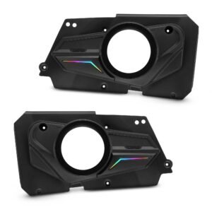 Polaris RZR-XP 2014-2023 Rear Door Panels for 6.5" Speakers with Digital LED Lighting