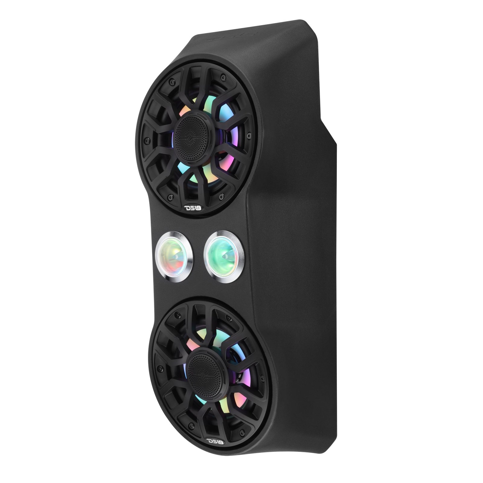 Polaris RZR Pro Waterfall Center Console Enclosure for 2020+ Models – Preloaded with 6.5" Speakers & 2.3" Tweeters | Digital LED Lights - Image 5