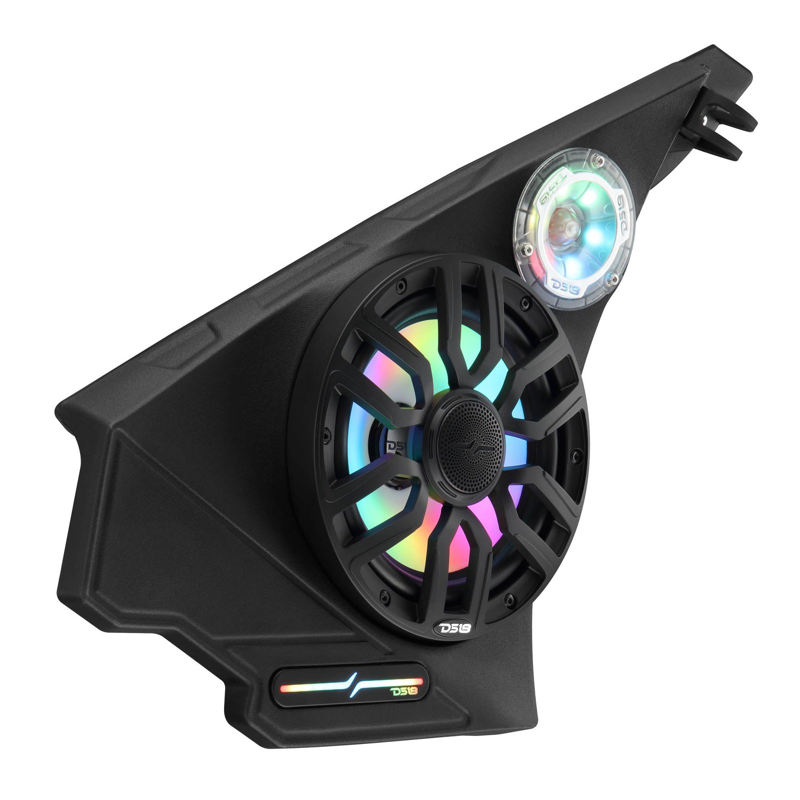 Polaris Slingshot Front Kick Panel Speaker Pods – Loaded with 8" NXL-IQ8/BK Speakers, PRO-TW1LD Tweeters & Digital LED Lights | 2020 - Current - Image 7