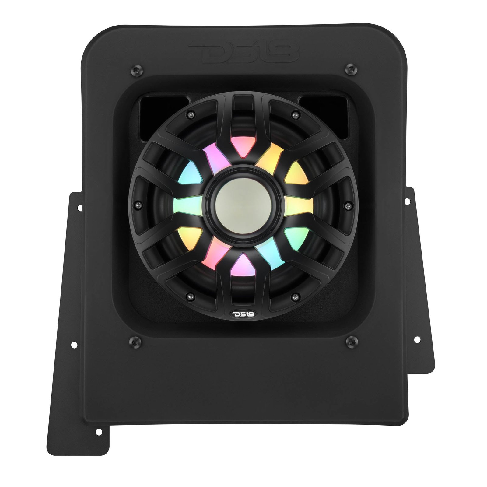 Polaris Slingshot Rear Subwoofer Enclosure Loaded with NXL-IQSUB10/BK and Digital LED Lights | Fits Either Passenger or Driver Side | 2015 - Current - Image 4