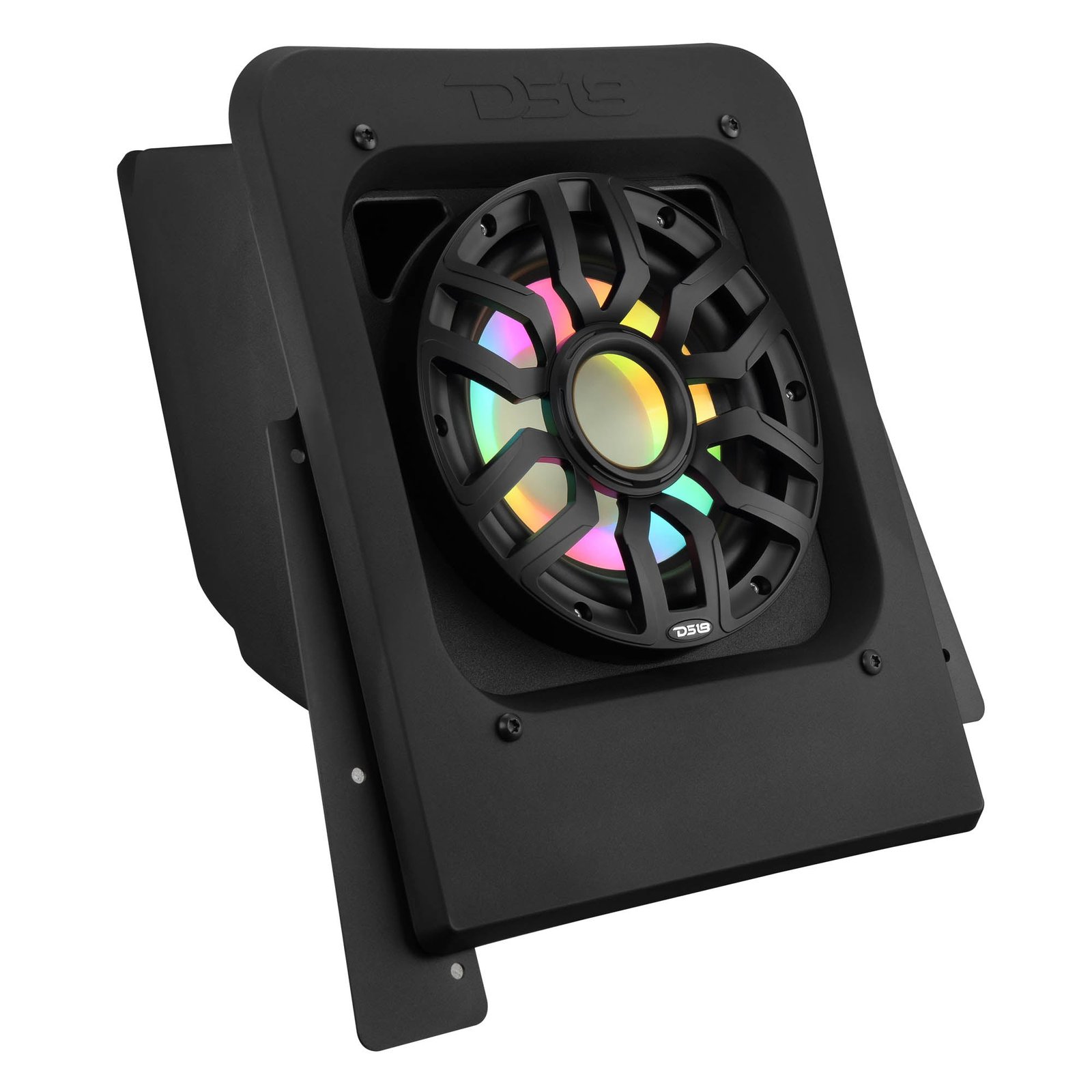Polaris Slingshot Rear Subwoofer Enclosure Loaded with NXL-IQSUB10/BK and Digital LED Lights | Fits Either Passenger or Driver Side | 2015 - Current - Image 3