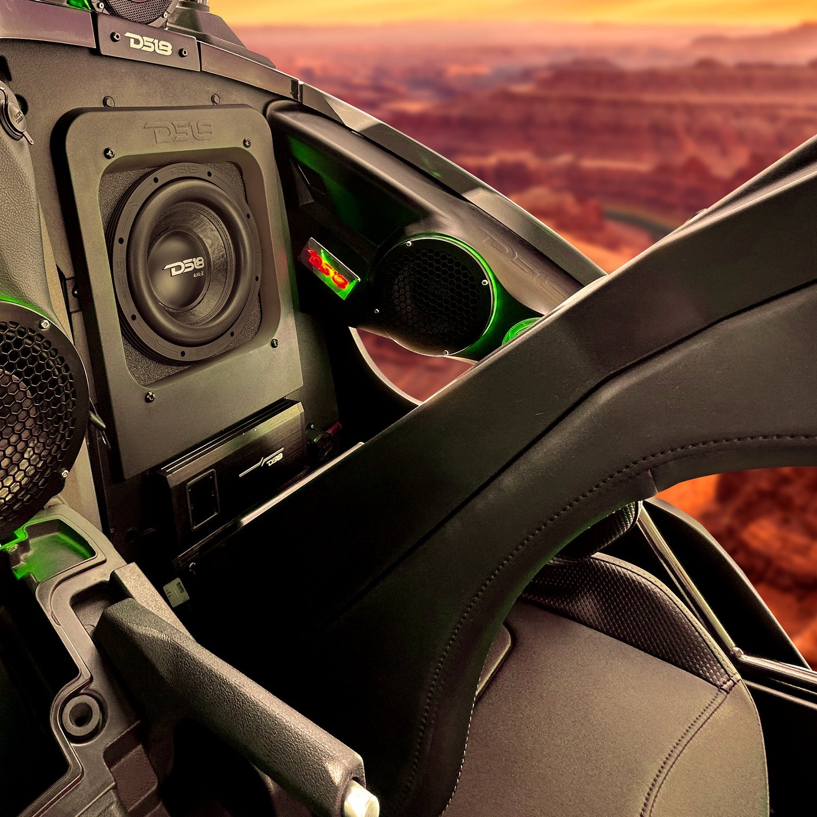 Polaris Slingshot Loaded Rear Sealed 10" Subwoofer Enclosure | Fits Either Passenger or Driver Side | 2015 - Current - Image 2
