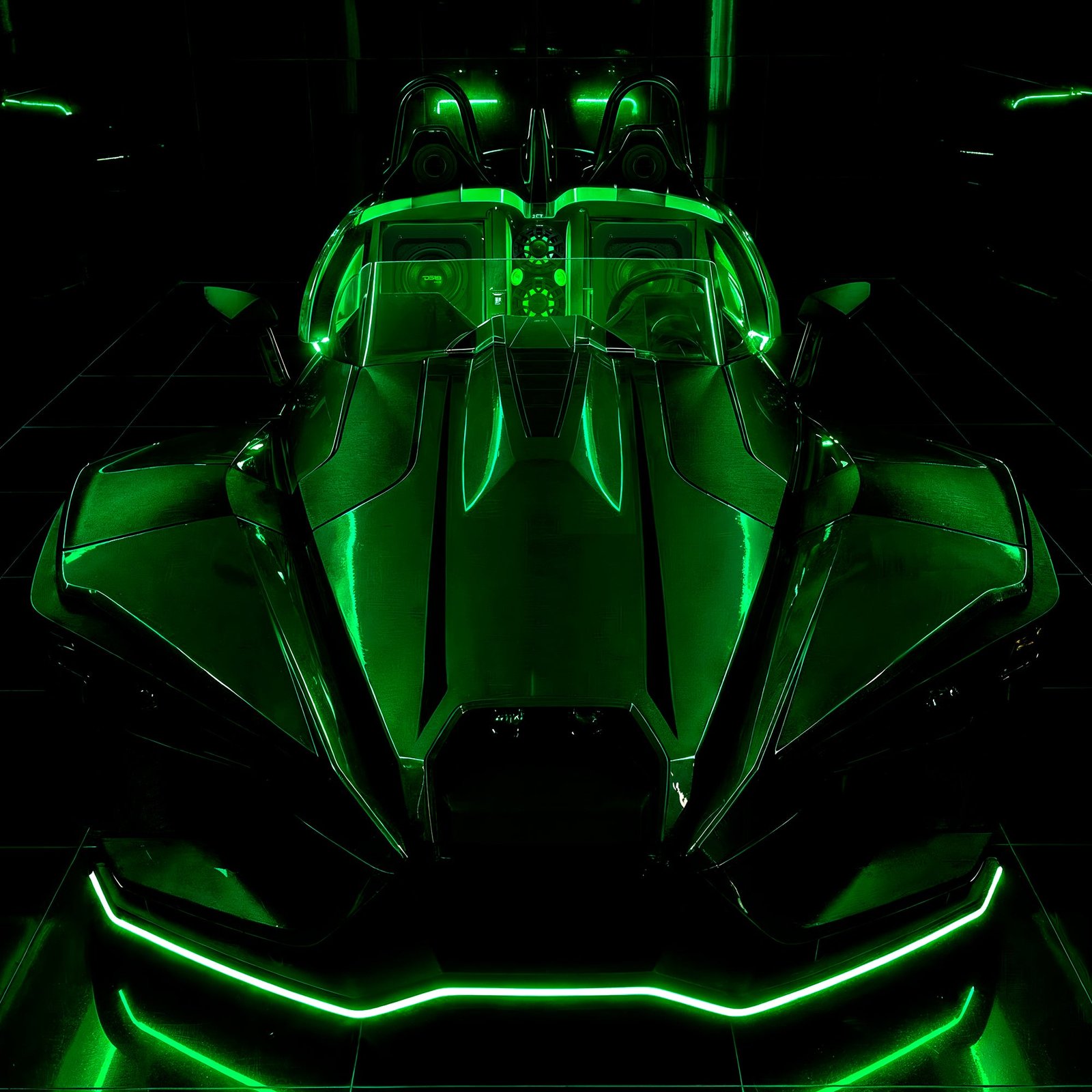Polaris Slingshot Loaded Rear Sealed 10" Subwoofer Enclosure | Fits Either Passenger or Driver Side | 2015 - Current - Image 3