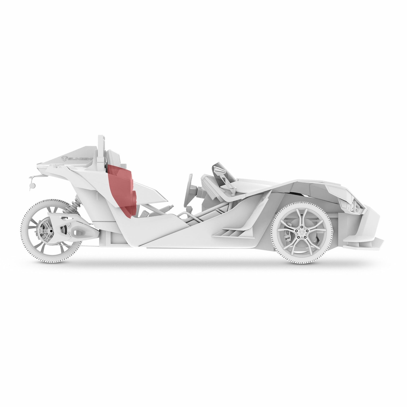 Polaris Slingshot Waterfall Center Console Loaded | 2 x NXL-IQ6/BK & 2 x PRO-TW7LD and Digital LED Lights | 2015 - Current - Image 3