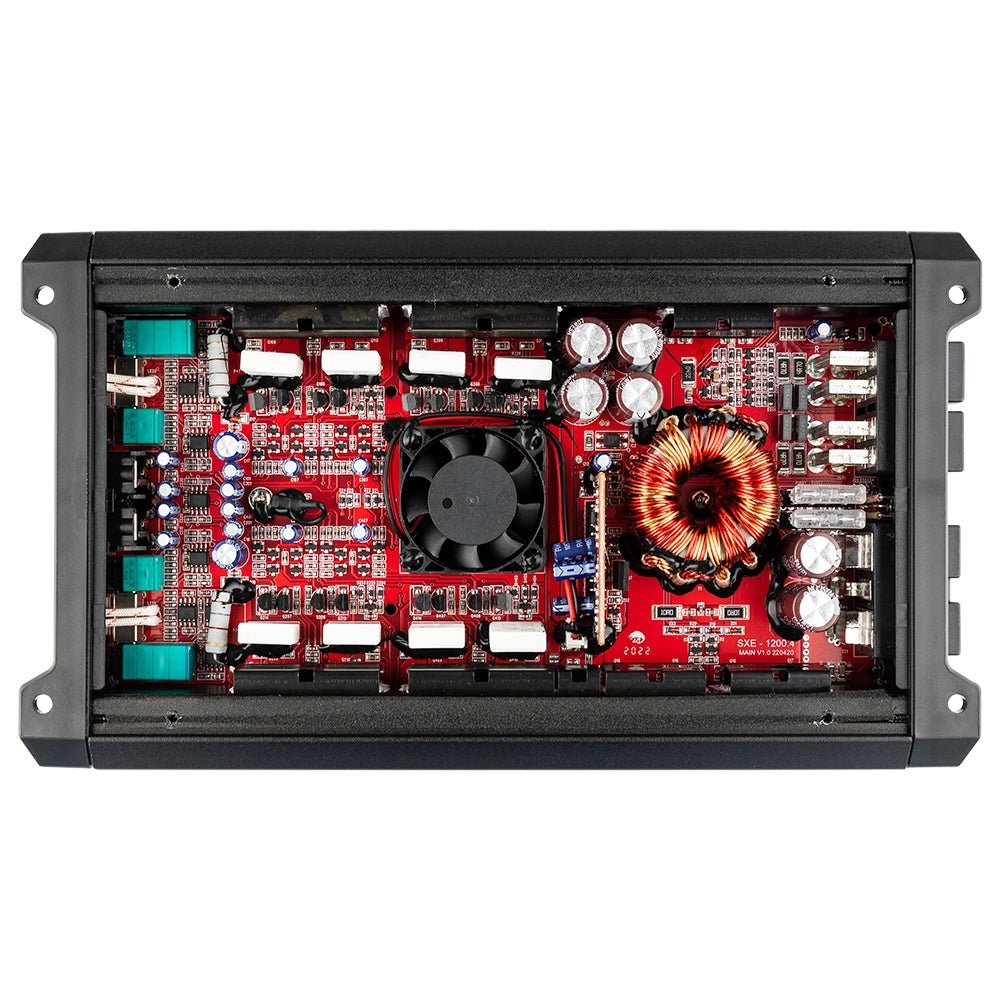 SXE Class A/B 4-Channel Full-Range Amplifier 4 x 60 RMS @ 4-Ohm 1200 Watts - Image 2