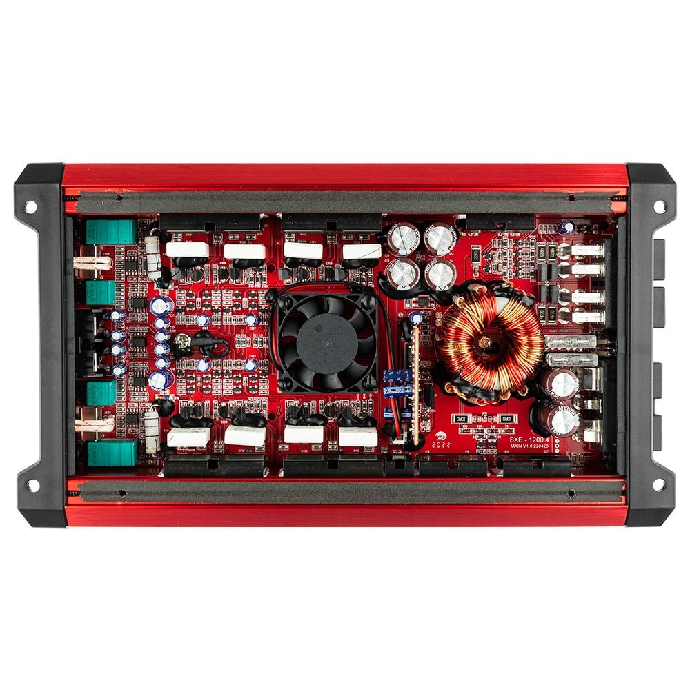SXE Class A/B 4-Channel Full-Range Amplifier 4 x 60 RMS @ 4-Ohm 1200 Watts - Image 2