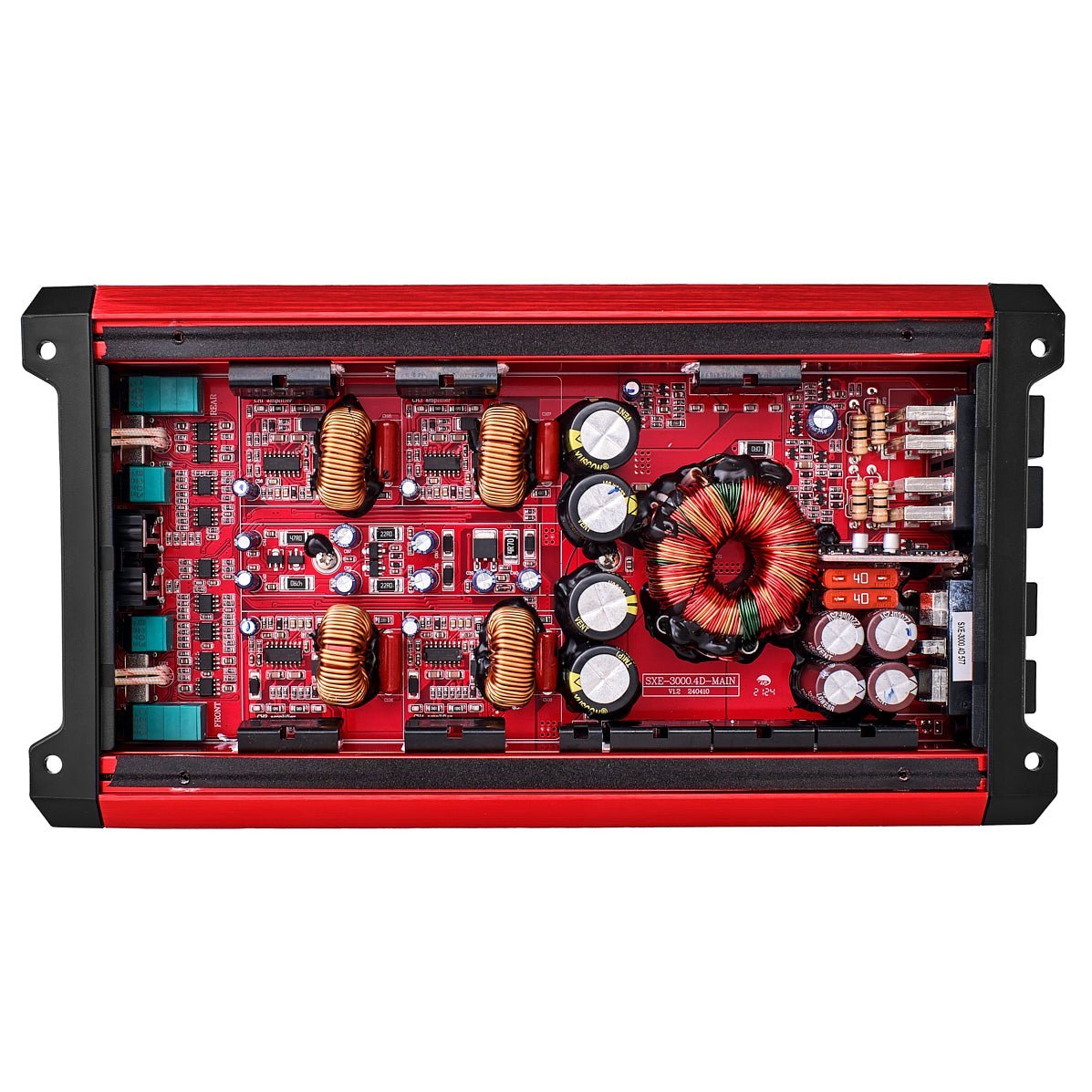 SXE Class D 4-Channel Full-Range Amplifier 4 x 200 RMS @ 4-Ohm 3000 Watts - Image 2