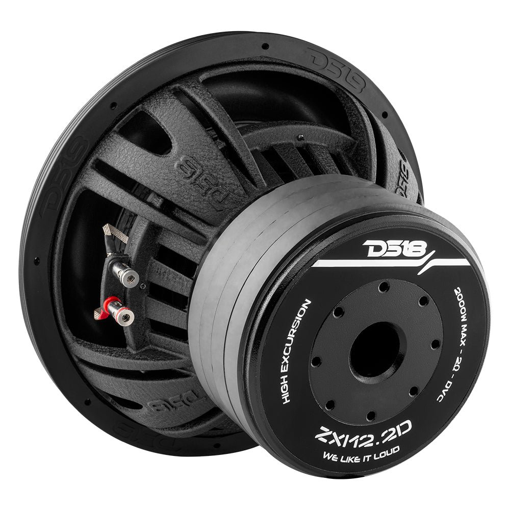 ZXI 12" High Excursion Subwoofer Quad Stacked Magnets | 1000W RMS DVC 2-Ohm - Image 3