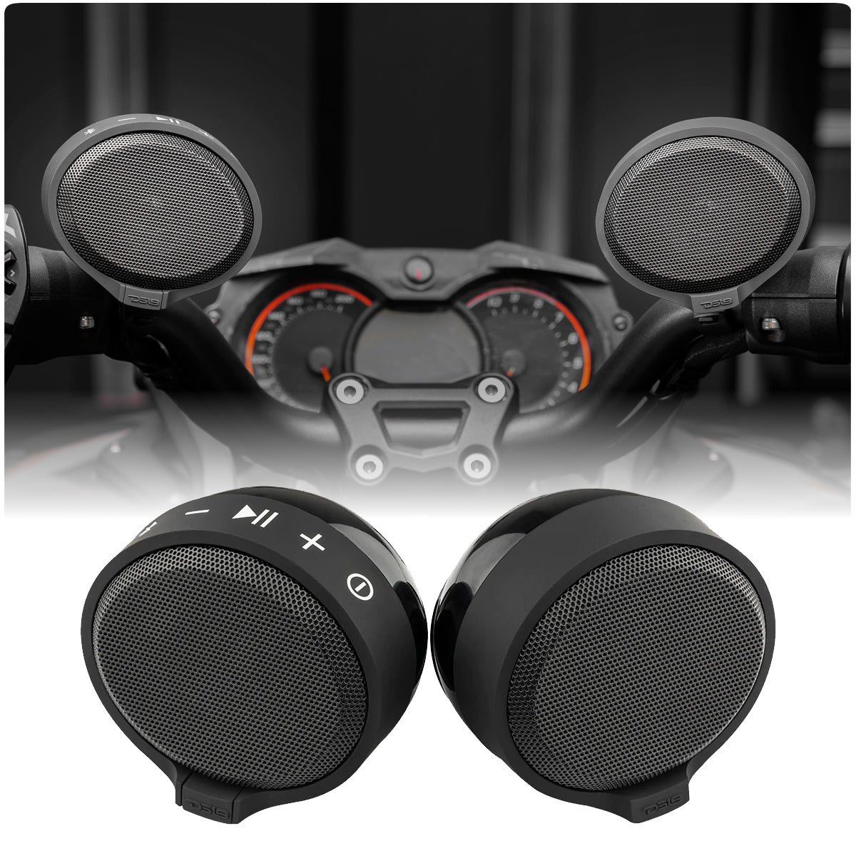 Amplified Handlebar Mounted Bluetooth Speaker System for Can-Am Ryker & Spyder Motorcycles - Image 7