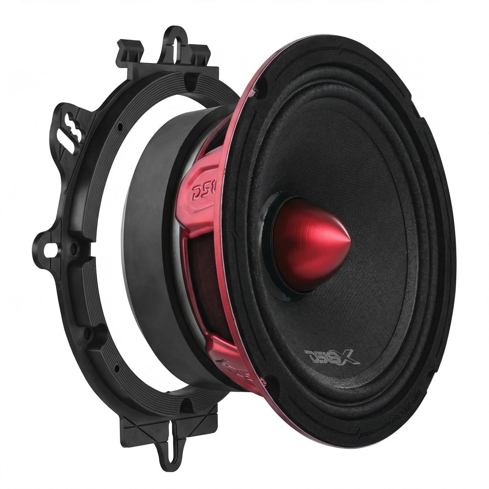 PRO-X 6.5" Mid-Range Loudspeaker with Bullet and OEM Adapter Kit | 250W RSM 4-Ohm - Image 2